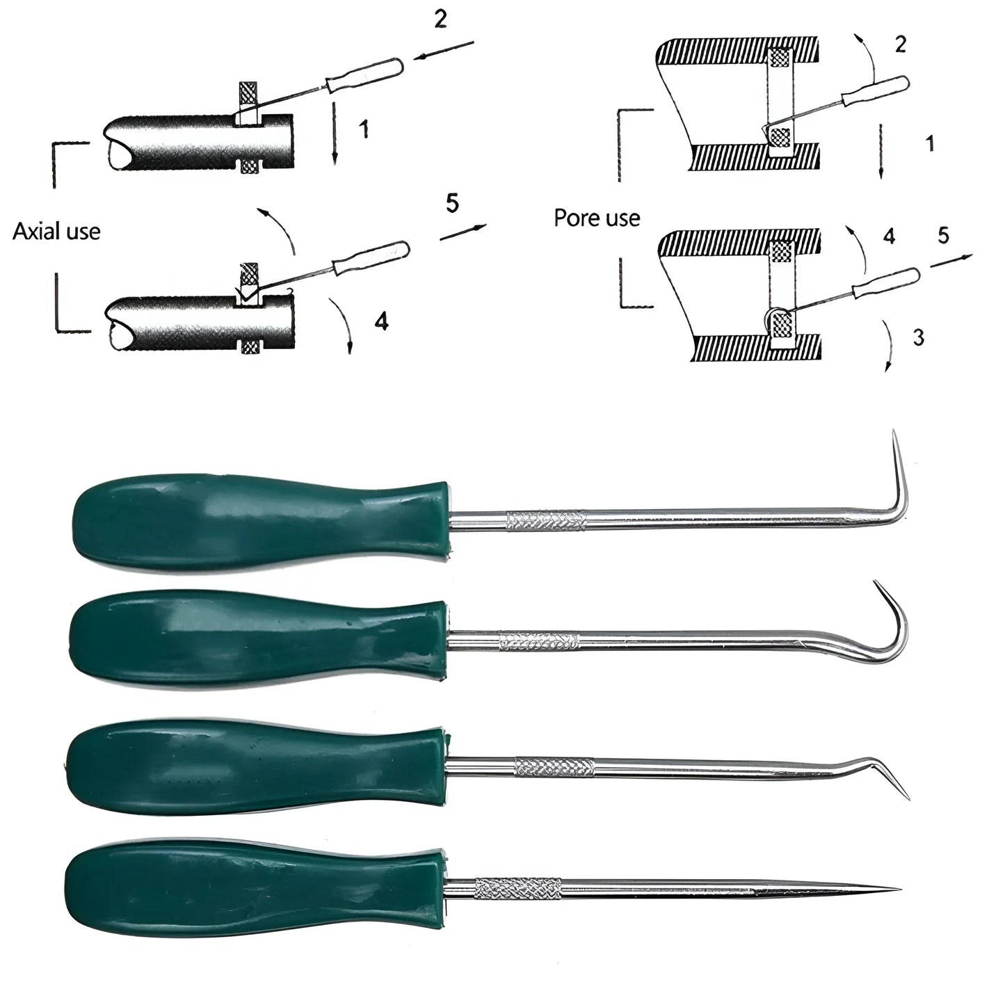 4PC Pick Hooks Set